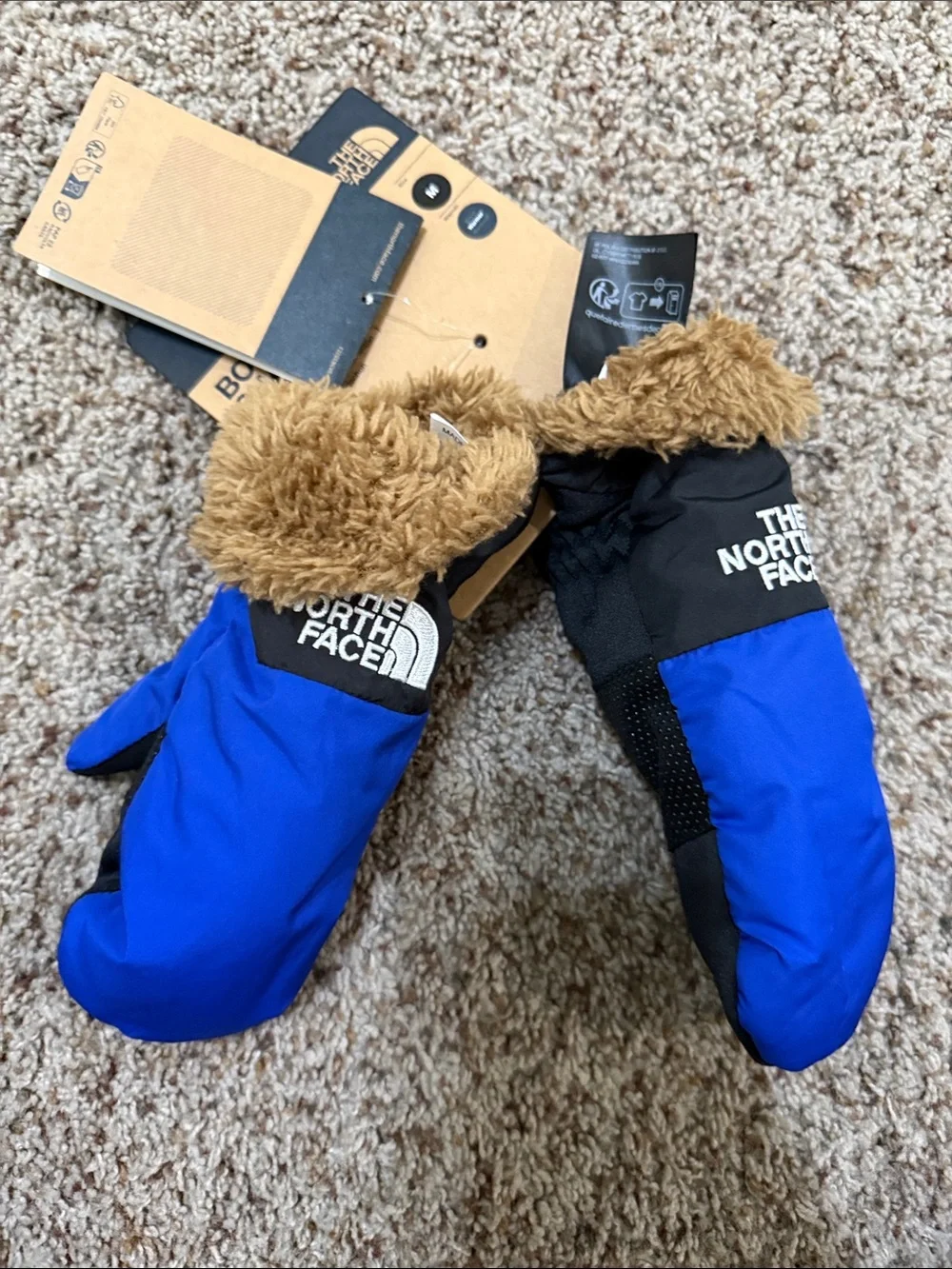 The North Face Boys Snow Mittens Sz M